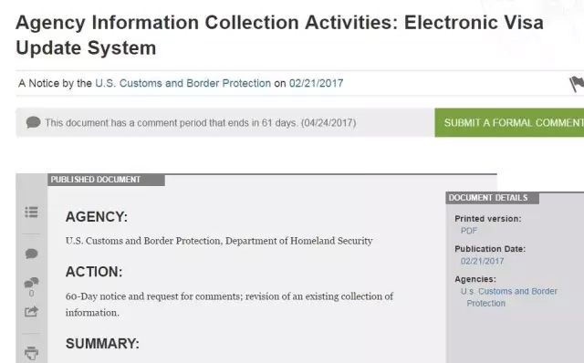 美新规将社交信息纳入EVUS登记中，你的言行将影响入境
